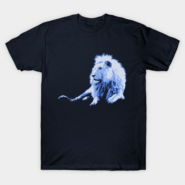 King (Lion) T-Shirt by PlaidDesign